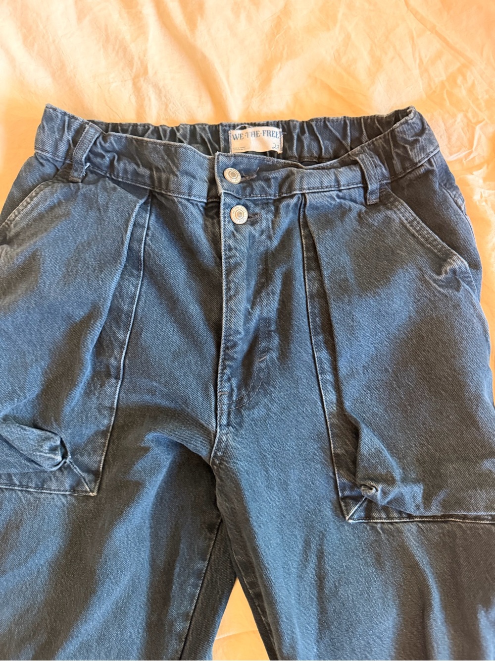 Free people we the free Marx slouchy cargo jeans size 27 - Picture 5 of 5